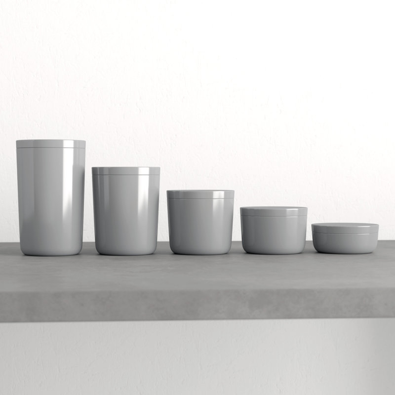 Chancy Melamine Canister - Set of 5
