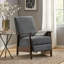 Fauteuil inclinable manuel manuel en bois de 24,75 po de largeur-1710937097
