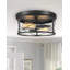 Plafonnier encastré 2 lumières 9,44 po 
