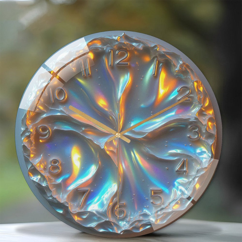 Horloge murale Iridescent