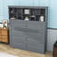 Grand lit escamotable avec armoire Aroara-1204140168