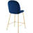 Scoop Gold Stainless Steel Leg Performance Velvet Counter Stool-231606492-221402084
