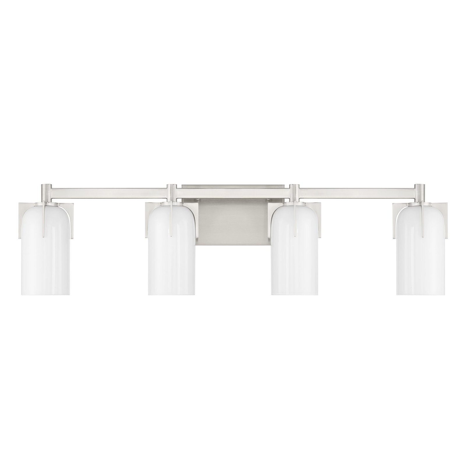 Irela Bath Sconce, 8.5" H x 32" W x 32" D, Satin Nickel, 4 Lights