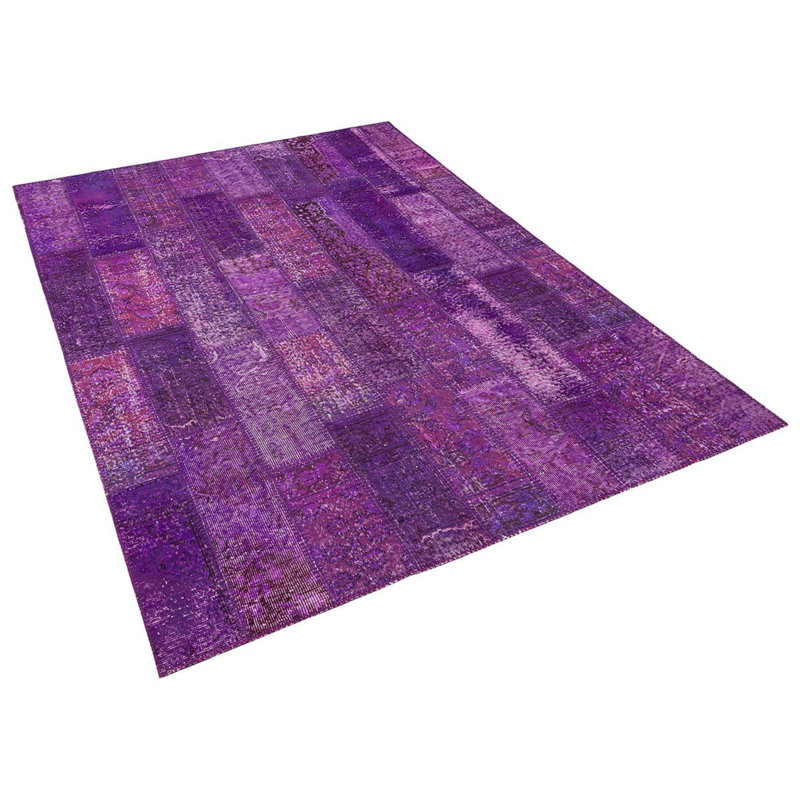 Tapis mauve moderne fabriqué à la main Modern