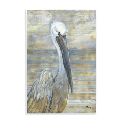 «Coastal Pelican Bird», art mural par Paul Brent