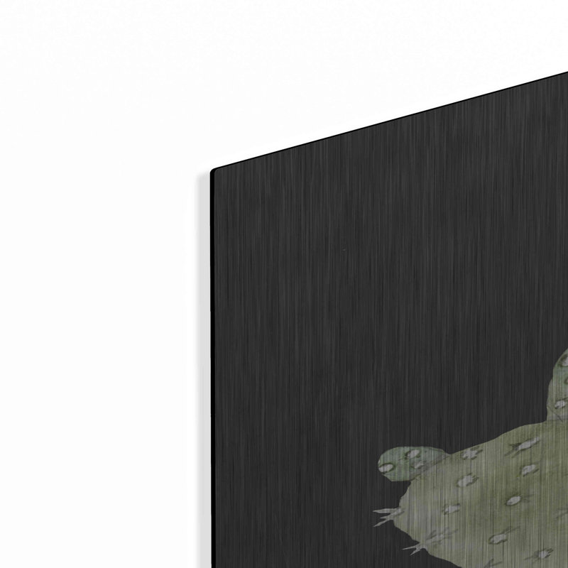 Art mural en métal luxueux «Happy Cactus III» par Cindy Jacobs, art mural en métal, 24 po x 36 po, H 36 po x l 24 po