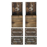 Lakhmi Wood Text & Numbers Wall Decor