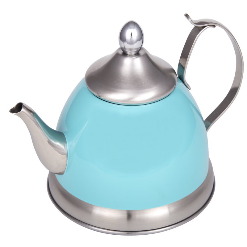 Creative Home 1 pte Bouilloire pour cuisinière en acier inoxydable, Ciel turquoise