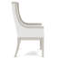 Chaise avec accoudoirs en polyester Busser