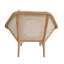 Chaise de loisirs en teck 41 po x 32 po x 29,5 po Tectona