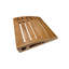 Rouge - 790 g, 38 x 33,5 x 8 cm, Bois naturel, Peut être utilisé comme appui-tête ou appuie-tête, idéal pour la relaxation.