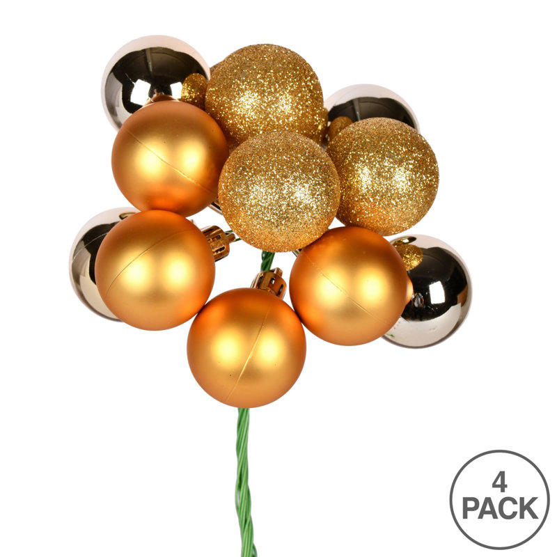 Solid Holiday Shaped Ornament, Gold