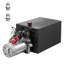 Unité hydraulique de 20 pintes, pompe de remorque à double effet, pression de surpression maximale de 3200 PSI et débit de 0,91 GPM, pompe hydraulique à courant continu de 12 V avec réservoir en métal pour le levage de la voiture