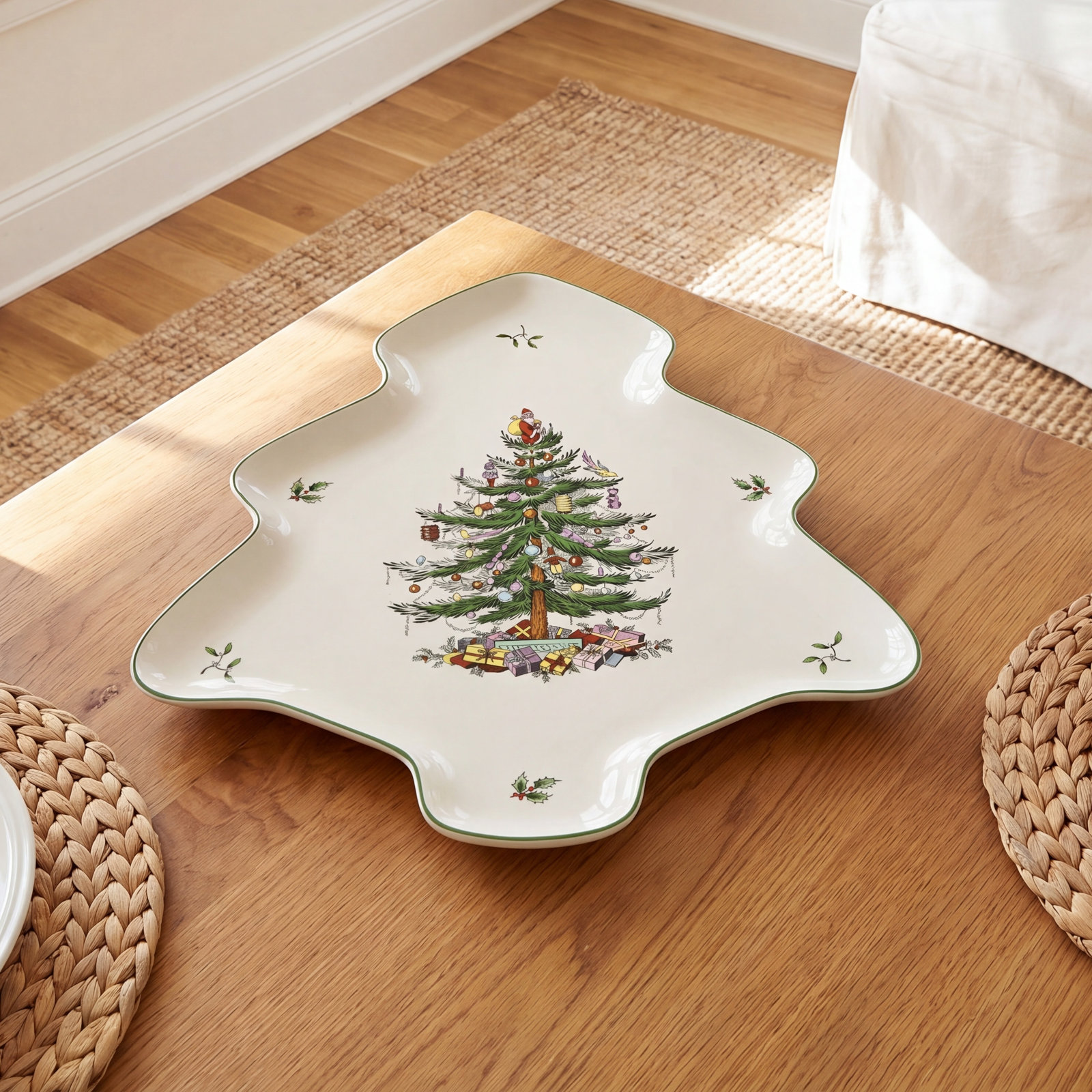 Christmas Tree Tree-Shaped Dish