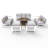 Areefa 9 - Person Patio Conversation Set with Cushions-70251810