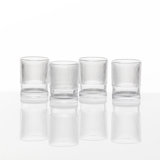 Fortessa Noho Glass, 9.85 Oz. Double Old Fashioned (Set of 4), Blue