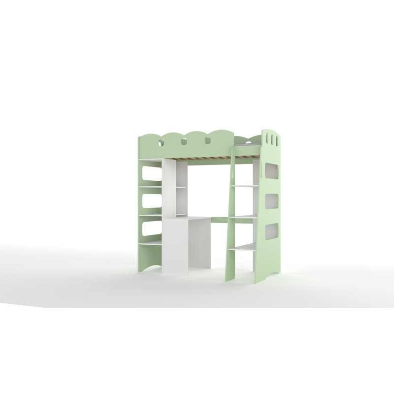 Tonia Kids Loft Bed, Mint