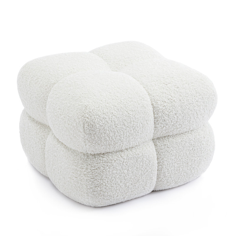 Robertas 20.9'' Wide Sherpa Ottoman