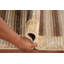 Tapis jaune moderne abstrait 3 x 5