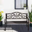 Marlowes Metal Outdoor Bench-1745240994