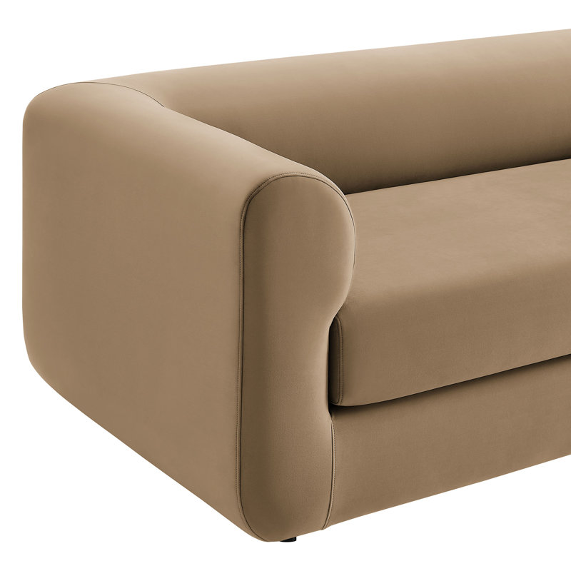 Canapé rembourré 89 po Leif, Taupe