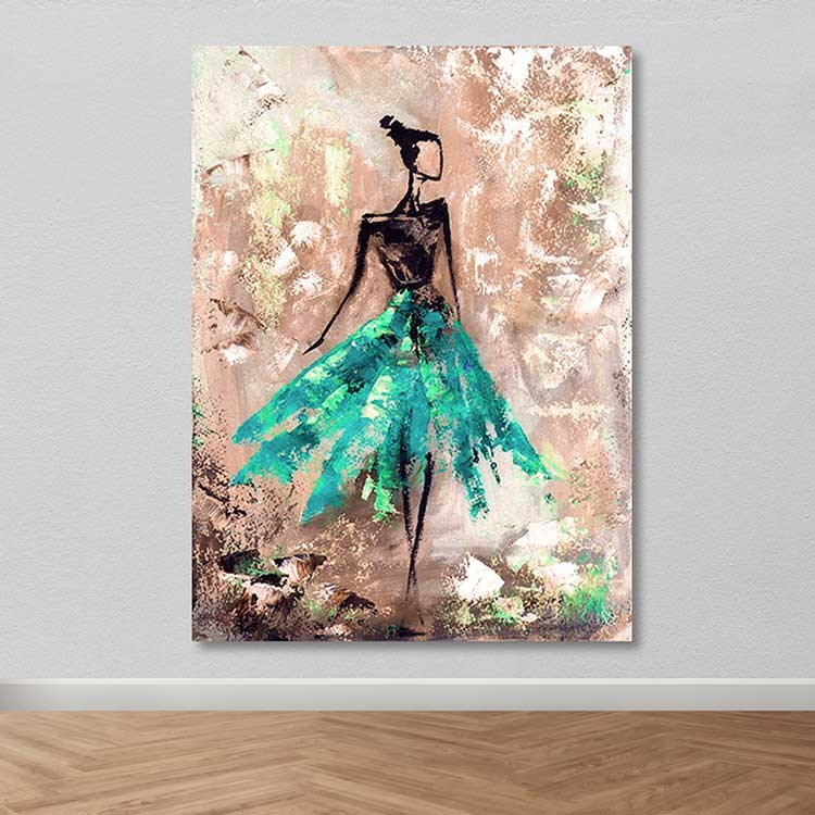 Peinture décorative sur toile
