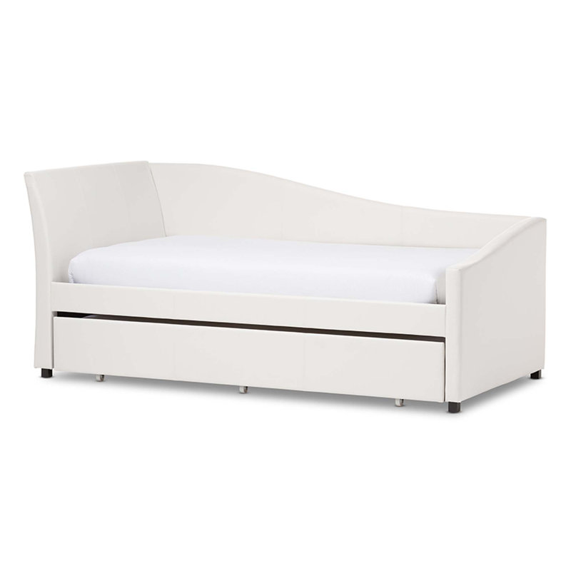 Lit simple en bois massif avec couchette Brideshead