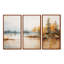 Minimalisme, lac, tranquillité, rivière, ensemble d'art mural-107743483-112022333