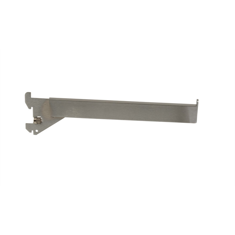 Metal Slatwall Hooks, Satin Chrome