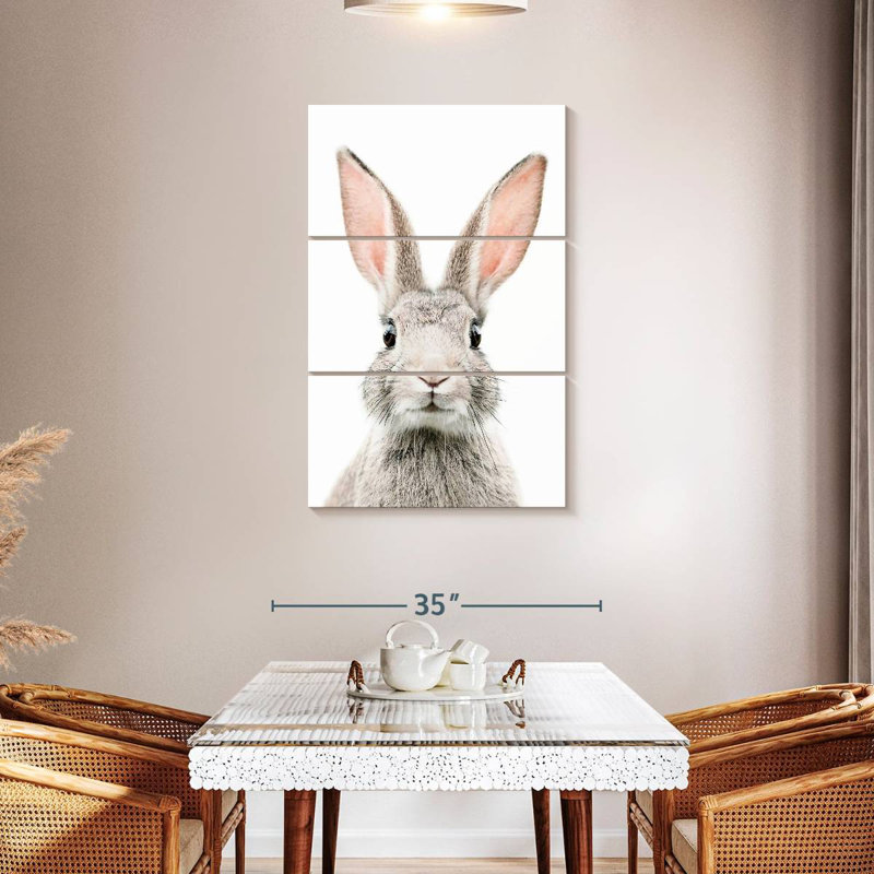 Brampt Bunny Face, 45" H x 28" W