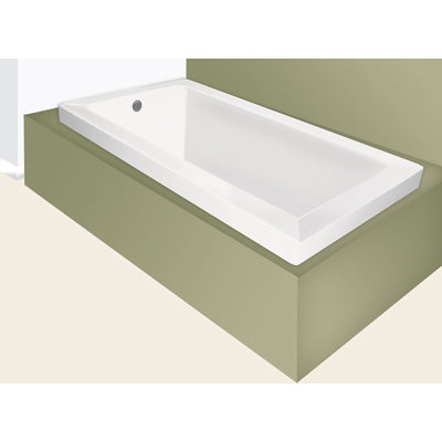 Moderno 60'' x 32'' Soaking Acrylic Bathtub