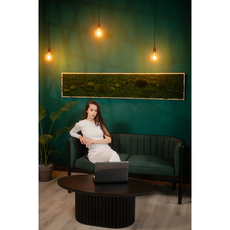 Alton Loveseat, Black, Emerald