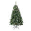 Arbre de Noël articulé à poils 4,5 pi avec baies rouges, pommes de pin, 200 CL et 407 pointes