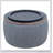 Round Storage Ottoman, 2 in 1 Function, Work as End table and Ottoman