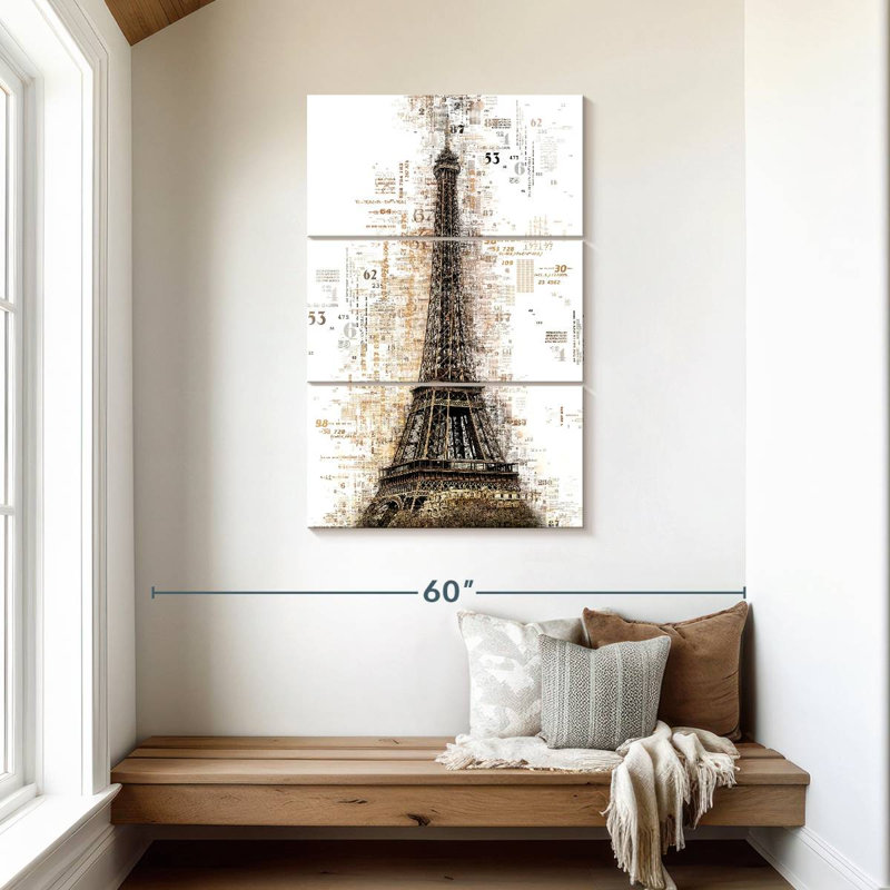 Lilie Paris Eiffel, 45" H x 28" W