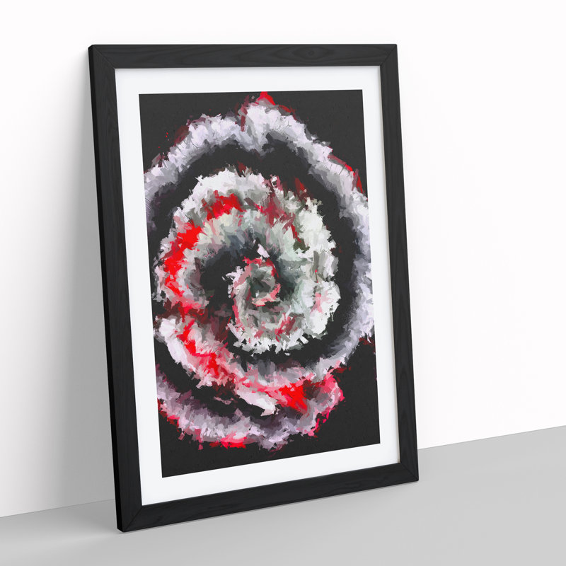 No Limits Abstract - Framed Print, Black Framed, 64cm H x 46cm W x 2cm D