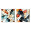 Daimond - Ensemble de 2 collages carrés abstraits-101844379-101844377