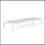 Ensemble de 2 chaises longues d'extérieur, chaise d'extérieur réglable en aluminium pour la cour de la piscine et du patio, résistante aux UV et aux intempéries, capacité de poids de 400 lb