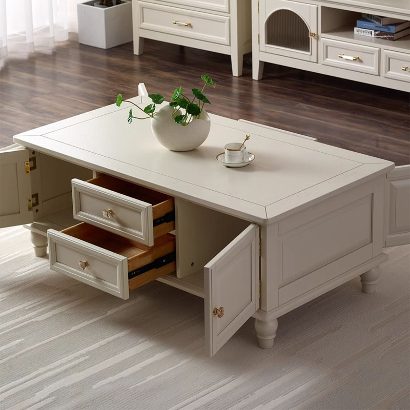 Table de bout American, 18.5" H x 43.3" L x 27.6" W