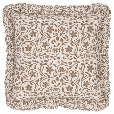 Floral Square Cushion Cover