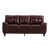 Burgundy Faux Leather