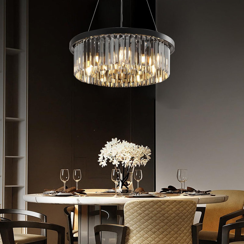 LED Chandelier Berlena, Black