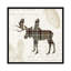 «Plaid Lodge, Tan IV», impression sur toile-31861361-73440496-73440497