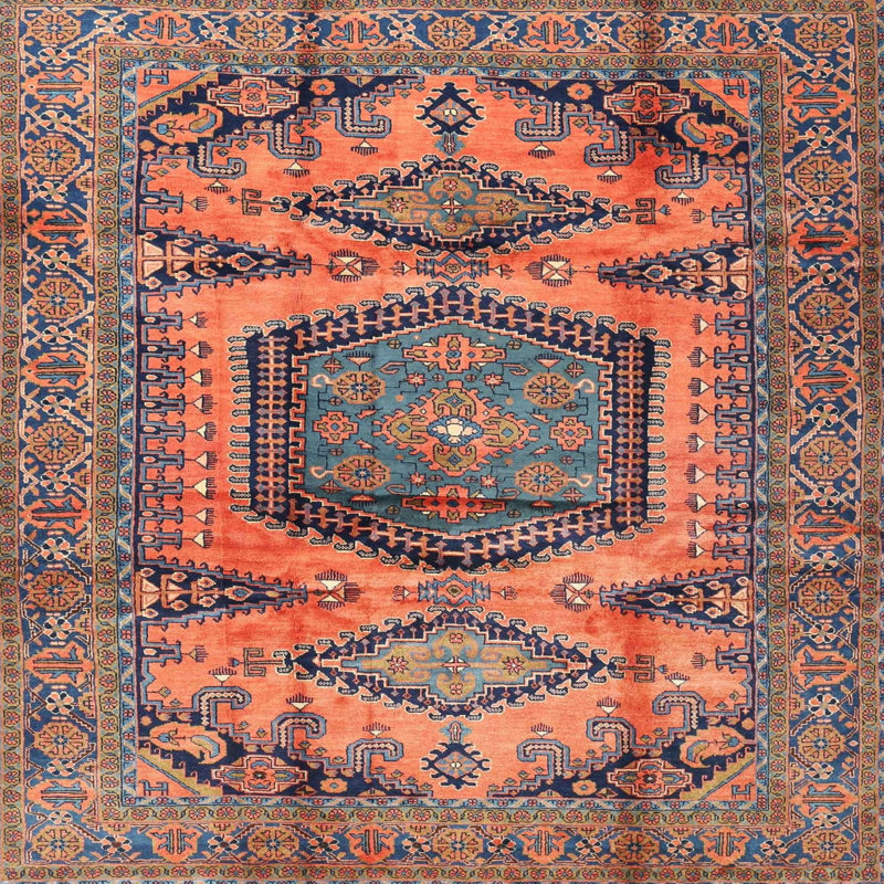 Asheville Oriental Indoor Rug, Square 4'