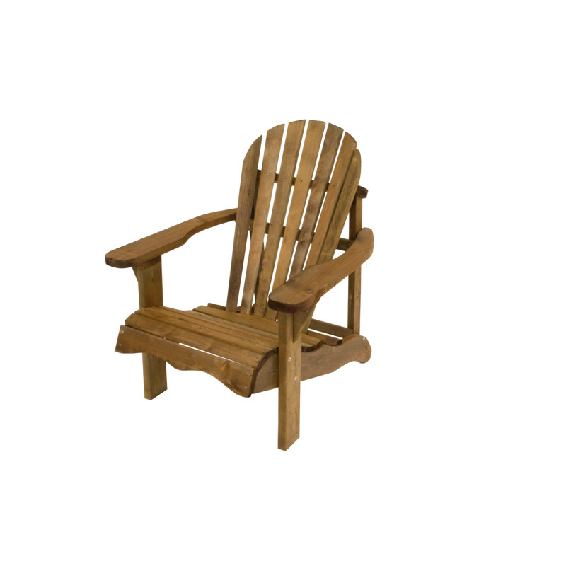Outdoor Adirondack Chair, Brown
