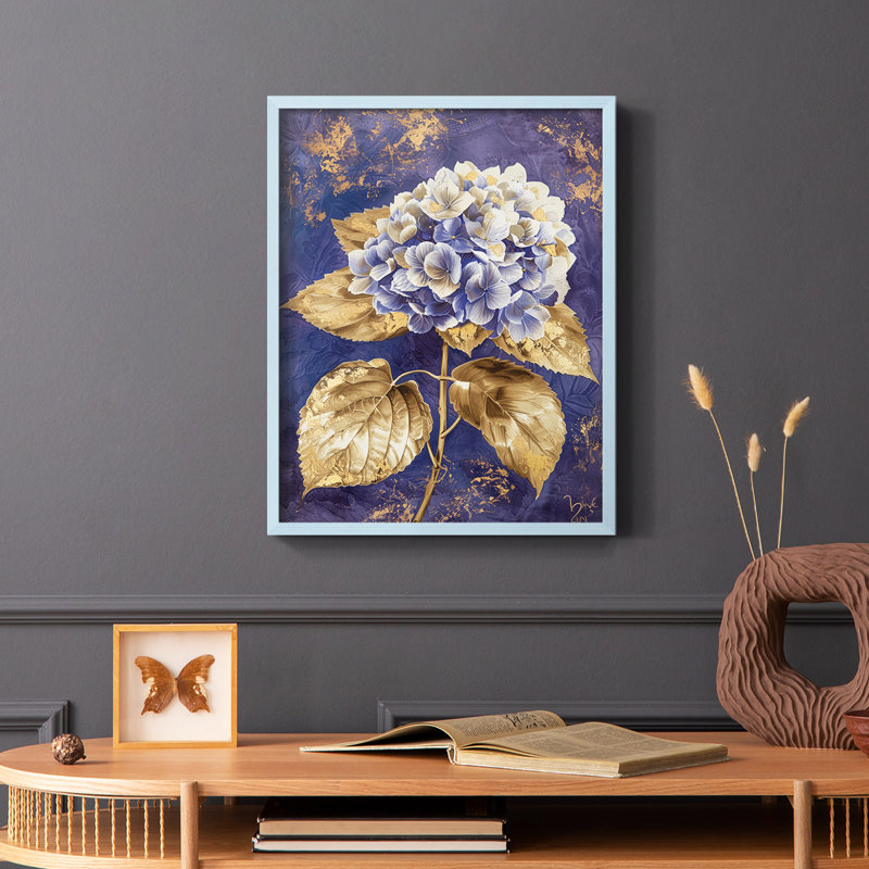 Série FLORAL CCxx - reproduction encadrée de qualité supérieure - prête à être accrochée - aucun clou requis