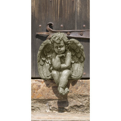 Seated Small Cherub Statue