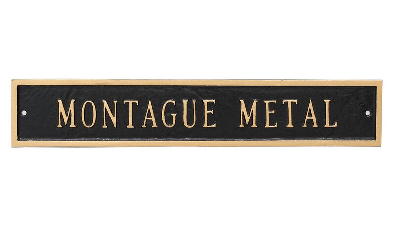 Classic Rectangle Wall Plaque
