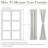  100% Blackout Door Curtain for French Front Door, Privacy Linen Thermal Insulated Window Treament Shade for Bedroom, Window Covering, 1 Panel-1061804056-1061804059
