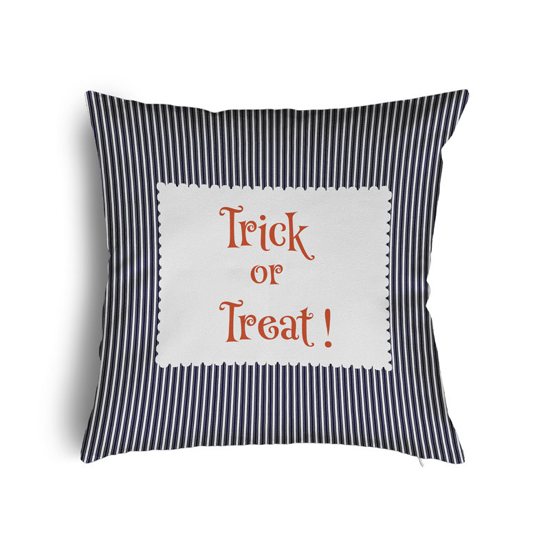 Reversible Throw Pillow, 16" x 16", Navy